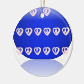 I Liebe Großbritannien Keramik Ornament (Links)