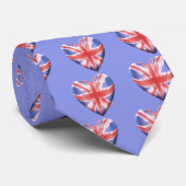 I Liebe Großbritannien! Krawatte (Gerollt)