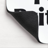 I Liebe Großbritannien Mousepad (Ecke)