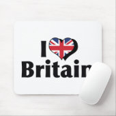 I Liebe Großbritannien Mousepad (Mit Mouse)