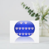 I Liebe Großbritannien Postkarte (Stehend Vorderseite)