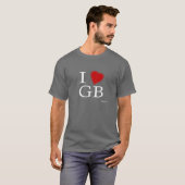 I Liebe Großbritannien T-Shirt (Vorne ganz)
