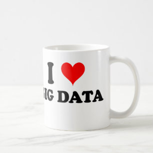 I Liebe-große Daten Kaffeetasse