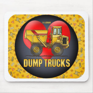 I Liebe-große Kipper-Mausunterlage Mousepad