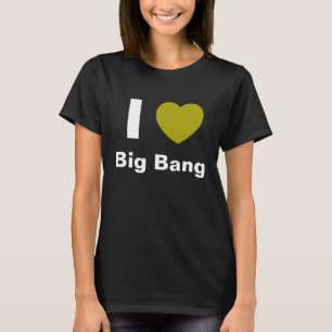 I Liebe-großes Knall-T-Shirt (Schwarzes) T-Shirt