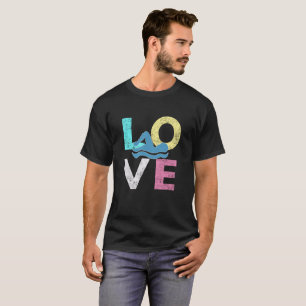 I LIEBE, großes Schwimmer-Geschenk für allen T-Shirt