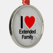 i Liebe Großfamilie Ornament Aus Metall (Rechts)