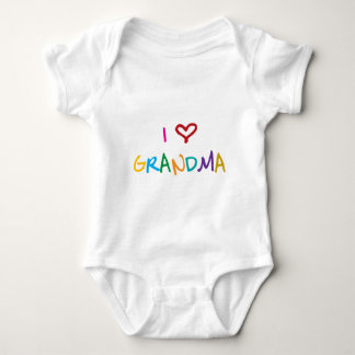 I Liebe-Großmutter Baby Strampler
