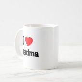 I Liebe-Großmutter Kaffeetasse (Vorderseite Links)