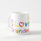 I Liebe-Großmutter Kaffeetasse (Vorderseite Links)