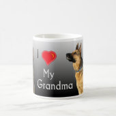 I Liebe-Großmutter-Schäferhund Kaffeetasse (Mittel)