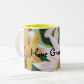 I Liebe-Großmutter-Tasse Zweifarbige Tasse (Vorderseite Links)