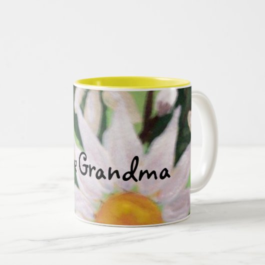 I Liebe-Großmutter-Tasse Zweifarbige Tasse (VorderseiteRechts)