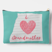 i Liebe Großmutter Zubehörtasche (Rückseite)