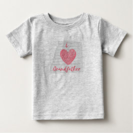i Liebe Großvater Baby T-shirt