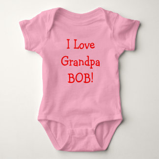 I Liebe-Großvater-Bob! Baby Strampler
