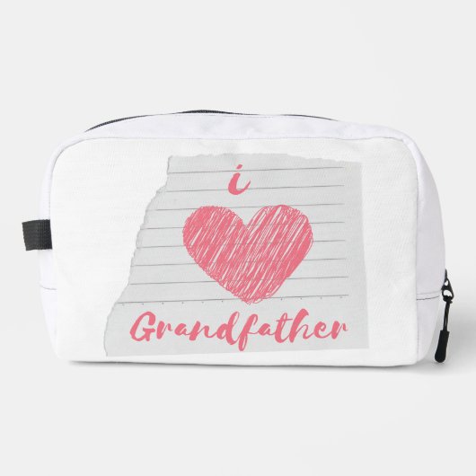 i Liebe Großvater Waschbeutel (Vorderseite)
