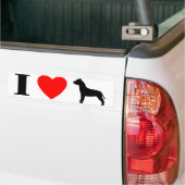 I Liebe-Gruben-Stier-Autoaufkleber Autoaufkleber (Auf Lkw)