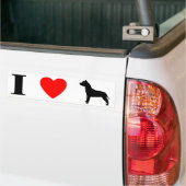 I Liebe-Gruben-Stiere Autoaufkleber (Auf Lkw)