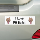 I Liebe-Gruben-Stiere! - Lächelndes Autoaufkleber (Auf Auto)