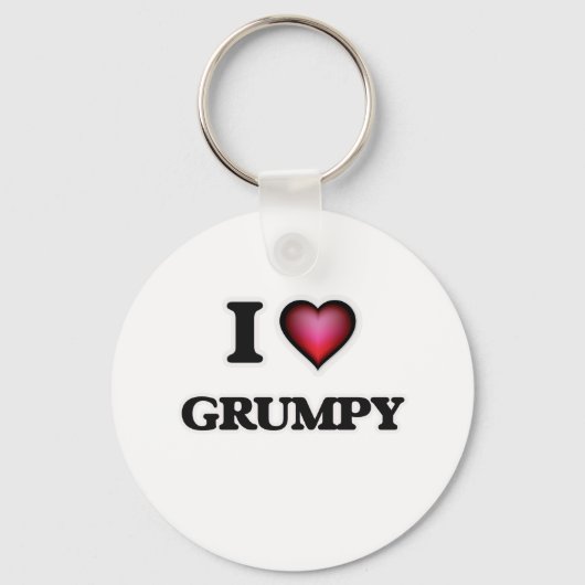 I Liebe Grumpy Schlüsselanhänger (Vorderseite)