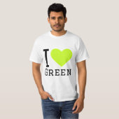 I Liebe grün T-Shirt (Vorne ganz)