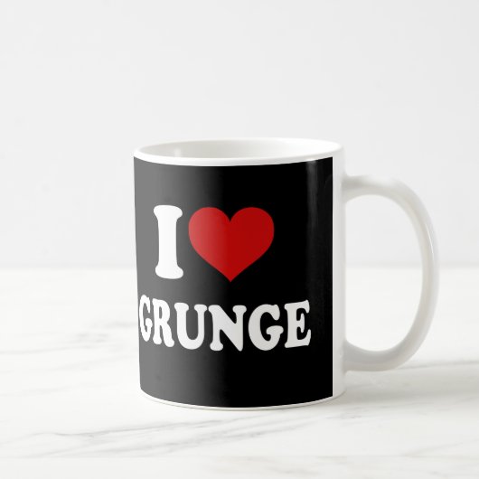 I Liebe Grunge Kaffeetasse (Rechts)