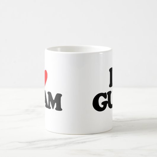 I LIEBE GUAM KAFFEETASSE (Mittel)