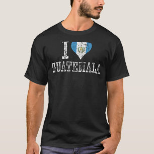 I Liebe Guatemala Flagge Guatemala Roots Culture S T-Shirt