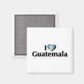 I Liebe Guatemala-Flagge Magnet (Vorderseite/Rückseite)
