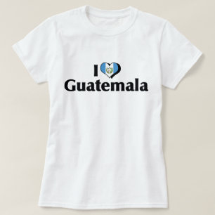 I Liebe Guatemala-Flagge T-Shirt