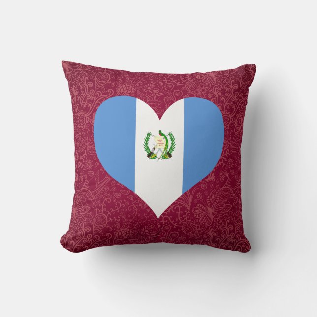 I Liebe Guatemala Kissen (Vorderseite)
