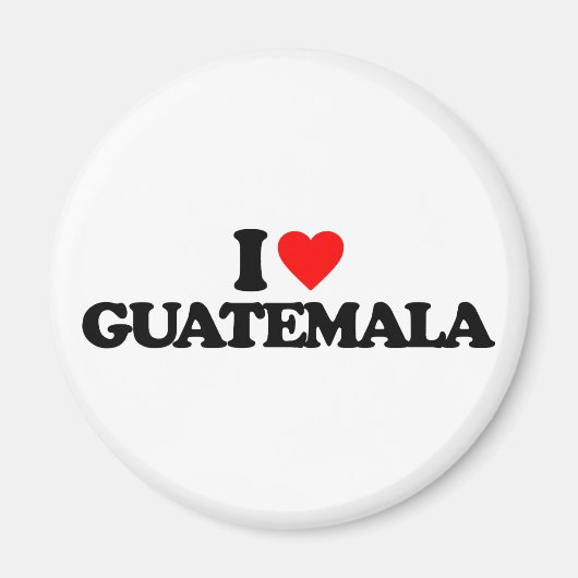 I LIEBE GUATEMALA MAGNET (Vorne)
