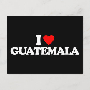 I LIEBE GUATEMALA POSTKARTE