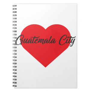I Liebe Guatemala Stadt Notizblock