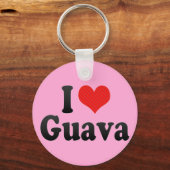 I Liebe Guava Schlüsselanhänger (Vorderseite)