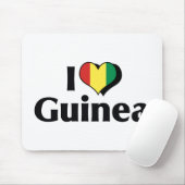 I Liebe Guinea Flag Mousepad (Mit Mouse)