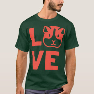 I Liebe Guinea-Pig-Nagetiere Tierhalter und Tierha T-Shirt