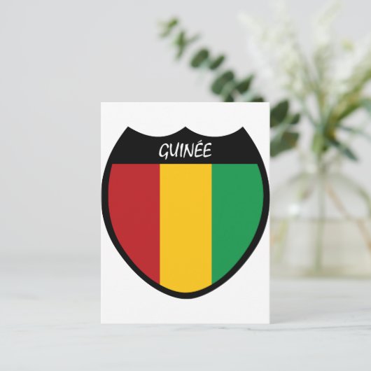 I LIEBE GUINEA POSTKARTE (Stehend Vorderseite)