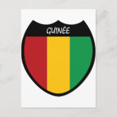 I LIEBE GUINEA POSTKARTE (Vorderseite)