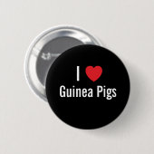 I Liebe Guinea Schweine Button (Vorne & Hinten)