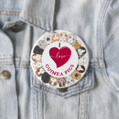 I Liebe Guinea Schweine Button (Beispiel)