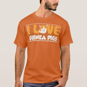 I Liebe Guinea Schweine Guinea Schwein Lover Heimt T-Shirt