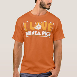 I Liebe Guinea Schweine Guinea Schwein Lover Heimt T-Shirt