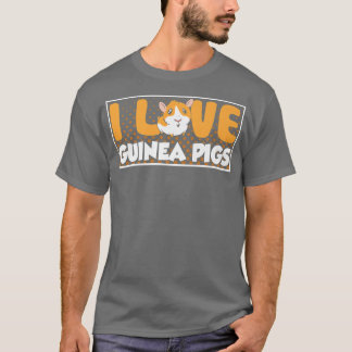 I Liebe Guinea Schweine Guinea Schwein Lover Heimt T-Shirt