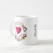 I Liebe Guinea Schweine Kaffeetasse (Vorderseite Links)