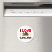 I Liebe Guinea Schweine Magnet (In Situ (Geschirrspüler))
