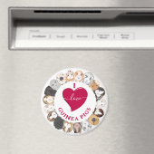 I Liebe Guinea Schweine Magnet (In Situ (Geschirrspüler))