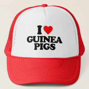 I LIEBE GUINEA SCHWEINE TRUCKERKAPPE