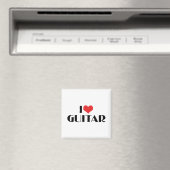 I Liebe Guitar Magnet (In Situ (Geschirrspüler))